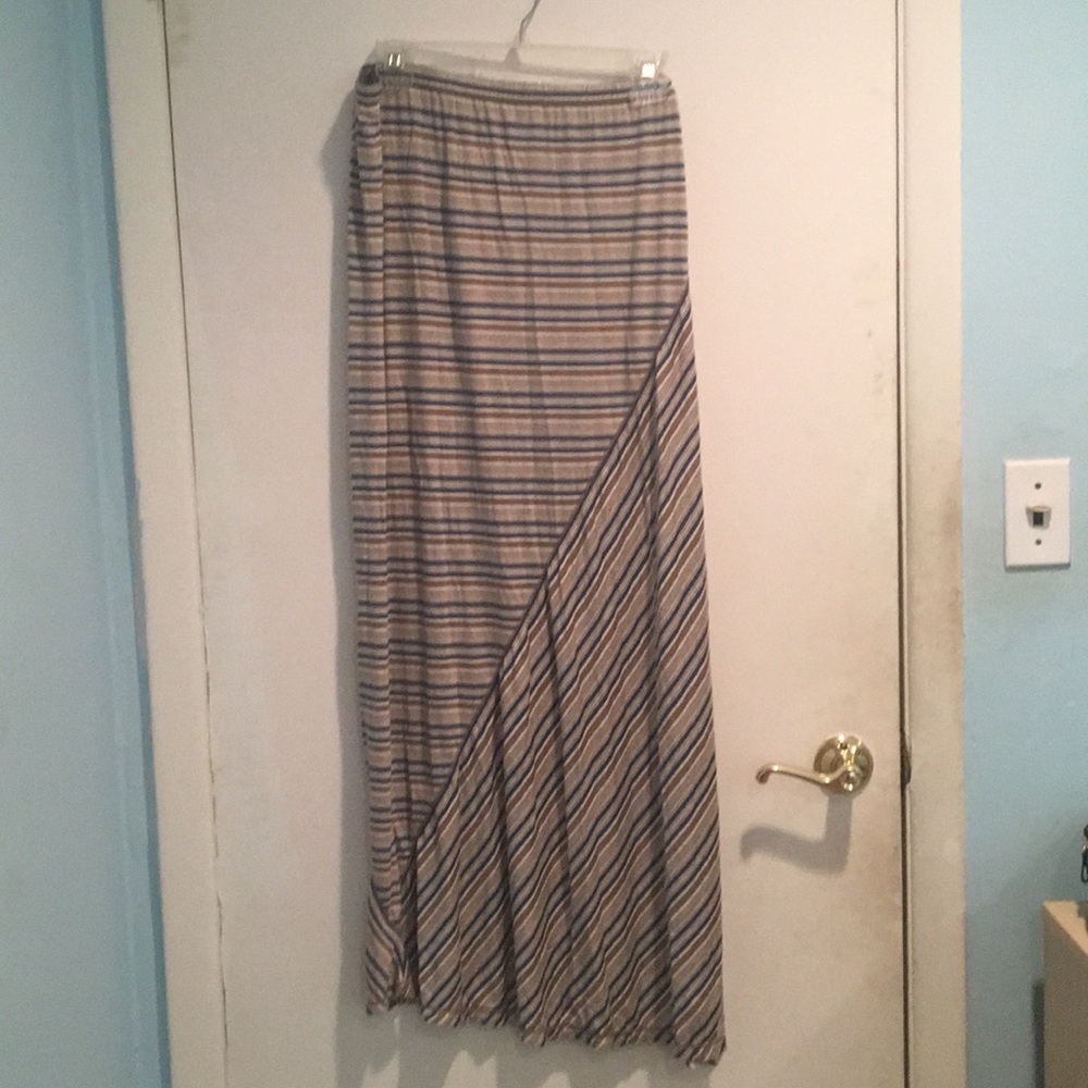 NWT- Striped Maxi Skirt